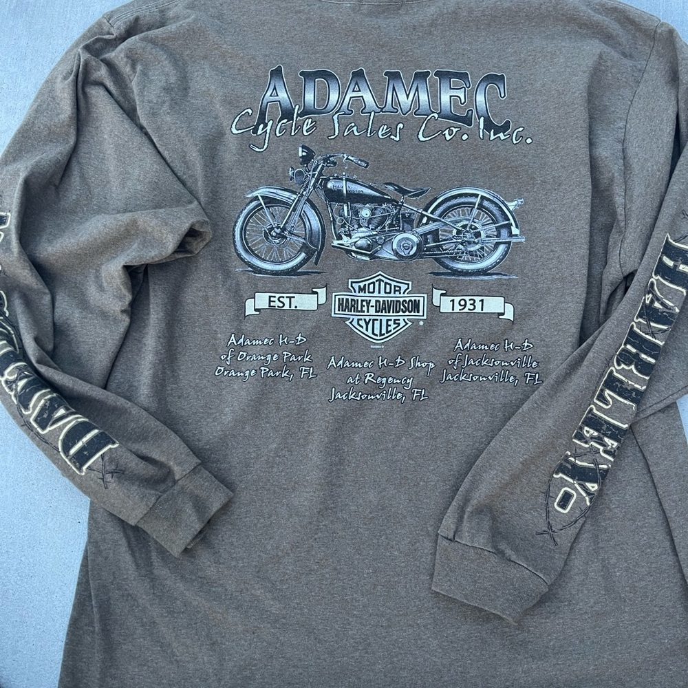 Harley-Davidson Gray Long Sleeve Tee